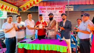 शान्तिज्योति युवा समाजको रक्तदानमा ७५ जनाले दिए रगत