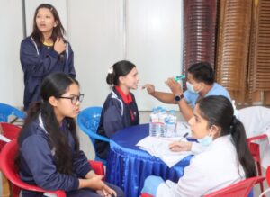 अङ्कुरम् एकेडेमीमा बृहत् दन्त शिविर : बाह्र सय बढी लाभान्वित