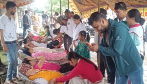 ब्लड डोनर्सको रक्तदानमा १०३ युनिट रगत सङ्कलन