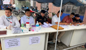 चितवनमा शव पहिचान गर्न आफन्तहरुको डिएनए नमुना सङ्कलन